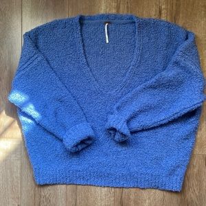 NWOT Free People periwinkle color sweater
